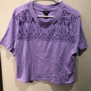 Purple Rue21 Crop Top